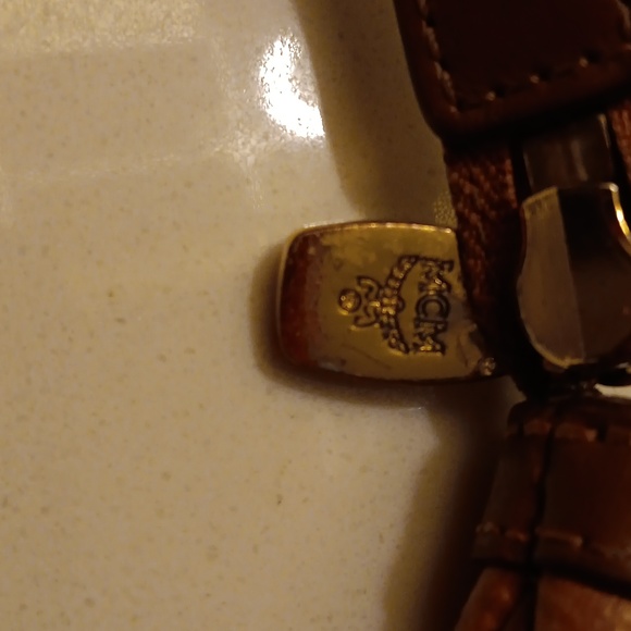 MCM visetos original pouch in Cognac - Picture 3 of 3